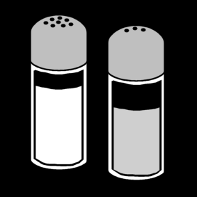 pepper and salt / salt and pepper